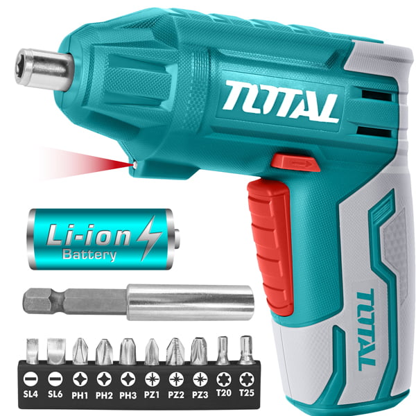 TOTAL 4v Power Screwdriver Set Super Tools Bangladesh