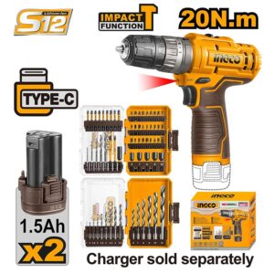 INGCO 12v Cordless Impact drill