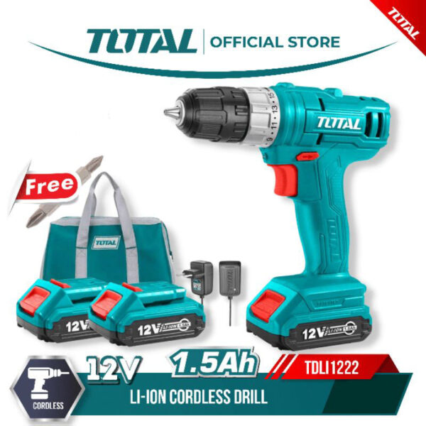 TOTAL 12v Cordless Drill