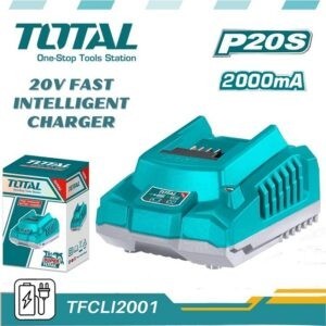 TOTAL FAST INTELLIGENT CHARGER FOR Li - ion BATTERY 20V (TFCLI2001)