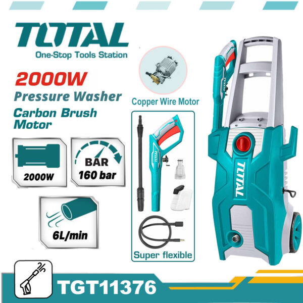 TOTAL 2000w High Pressure Washer 