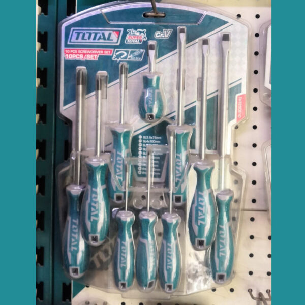 TOTAL 10pcs Screwdriver Set