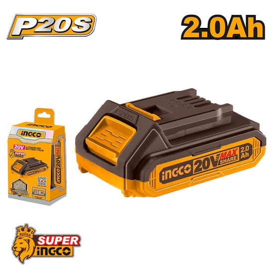ingco battery INGCO 20v 2.0Ah Battery