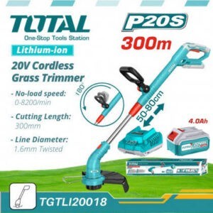 TOTAL 20v Cordless Grass Trimmer