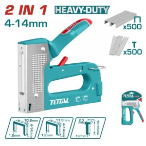 TOTAL Heavy duty 2 In 1 Staple Gun