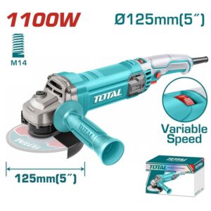 TOTAL 1100w Angle Grinder with Regulator