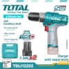 TOTAL 12v Cordless Drill With Double Battery