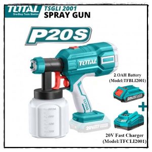 Total Li-ion Spray Gun With battery and charger