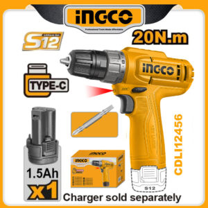 INGCO 12v cordless drill 1.5Ah