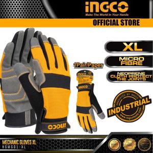 Ingco HGMG01-XL Microfiber Mechanical Gloves XL