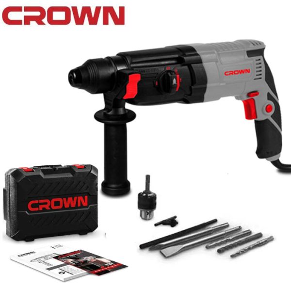Crown 800w Rotary Hammer Drill