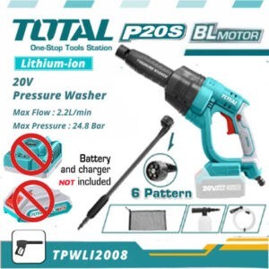 Total 20V Cordless High Pressure Washer