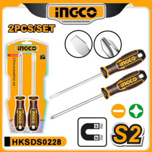 INGCO 2 Pcs Screwdriver Set