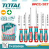 TOTAL S2 Blade 6 Pcs Screwdriver Set