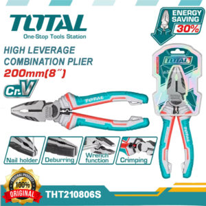 TOTAL 8" High Leverage Combination Pliers