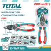 TOTAL 8-in-1 Multifunction combination pliers