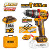 INGCO 20v Brushless Impact Drill - 66Nm