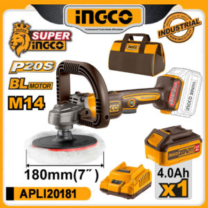 INGCO 20V Cordless 7" Angle Polisher