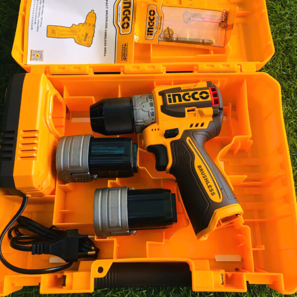 INGCO 16v Compact Brushless Cordless Drill 60N.m