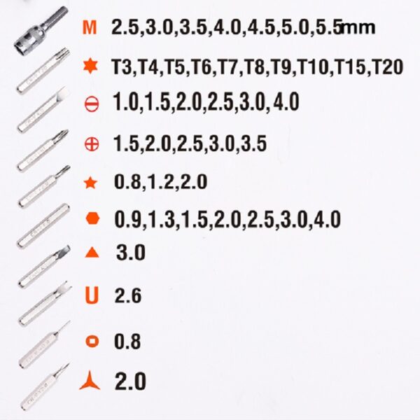 HARDEN 46pcs Precision Screwdriver Set