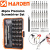 HARDEN 46pcs Precision Screwdriver Set