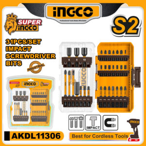 INGCO 31 Pcs IMPACT SCREWDRIVER BITS SET