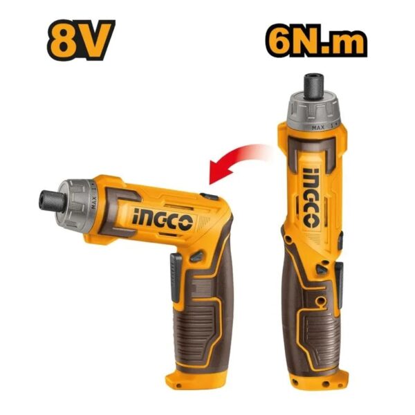 INGCO 8V Cordless screwdriver 1.5Ah