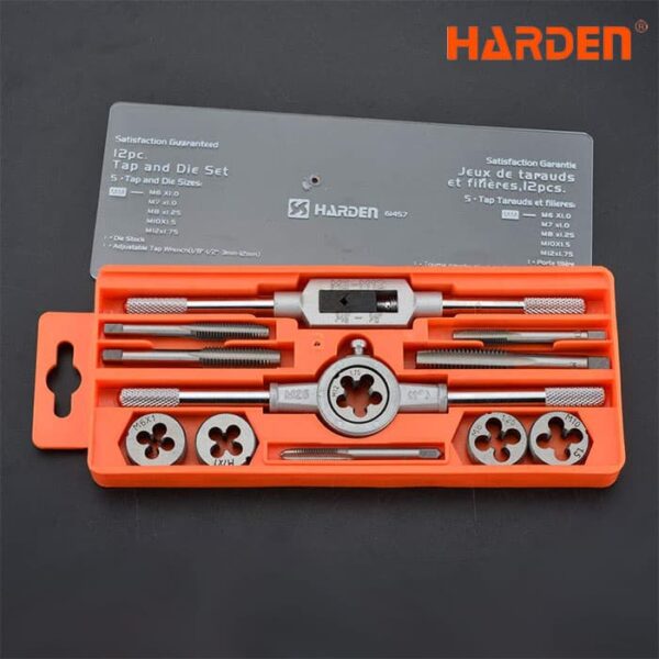 Harden 12pcs Tap & Die Set