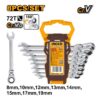 INGCO 8pcs Ratchet Combination Spanner