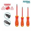 TOTAL 3pcs Insulated Screwdriver Set