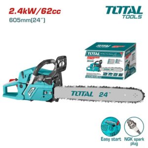 TOTAL 24" Chain Saw - 2 Stroke Engine