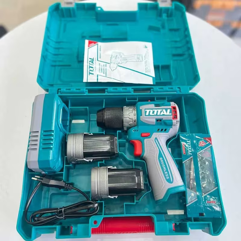 09 TOTAL 16v Compact Brushless Cordless Drill 60N.m