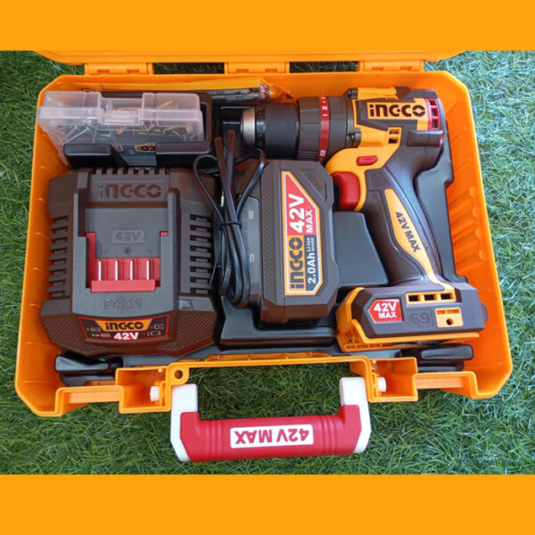INGCO 42V Compact Brushless Cordless Impact Drill 69N.m