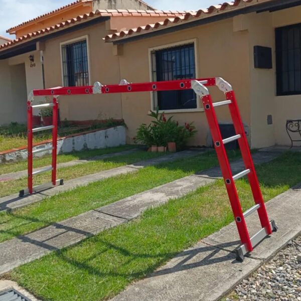 RONIX Foldable Telescoping 4×4 Steps Ladder
