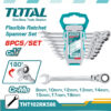 TOTAL 8 Pcs Flexible Ratchet Spanner Set