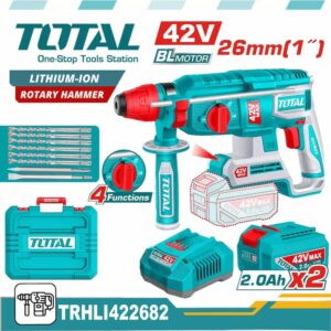 TOTAL 42v Cordless Brushless Rotary Hammer 26mm