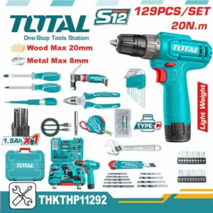 TOTAL 129 Pcs Tool Set