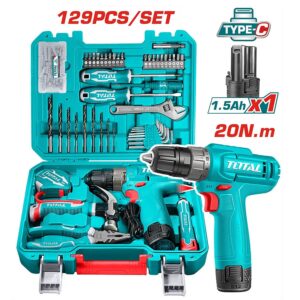 TOTAL 129 Pcs Tool Set