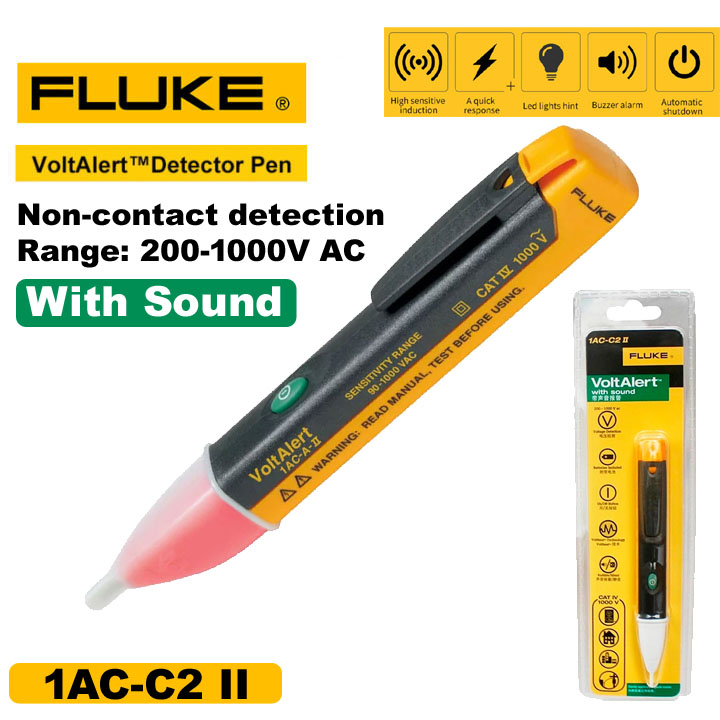 Fluke Tester Fluke 1AC-C2 II FLUKE 1AC-C2 II Non-Contact Voltage Tester