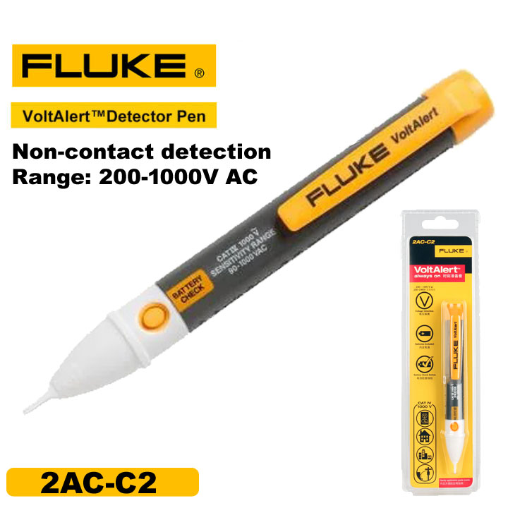 Fluke Tester Fluke 2AC-C2 FLUKE 2AC-C2 Non-Contact Voltage Tester