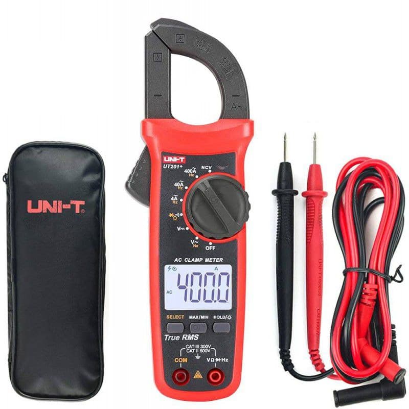 Uni-t UT201+ (2) (1) Uni-T UT201+ Digital True RMS Clamp Meter