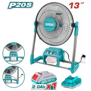 TOTAL Rechargeable Outdoor Fan
